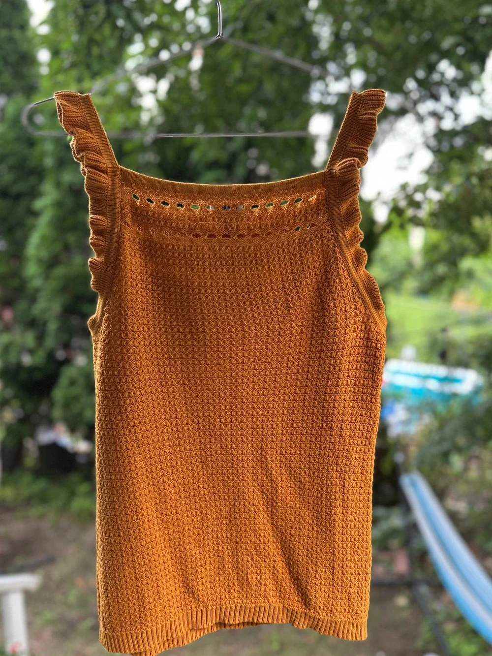 J. Crew lightweight openwork